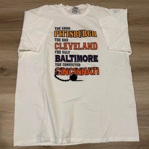 Vintage Y2K Pittsburgh Steelers Rivalry Shirt